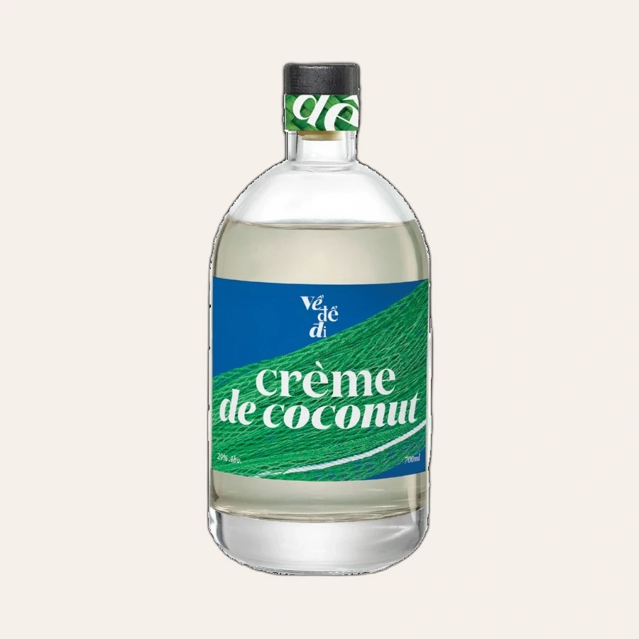 Rượu Liqueur Việt Nam Ve De Di Creme De Coconut