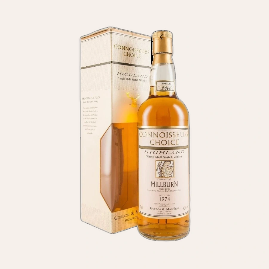 Rượu Whisky Millburn 24 Year Old Gordon & Macphail 1974