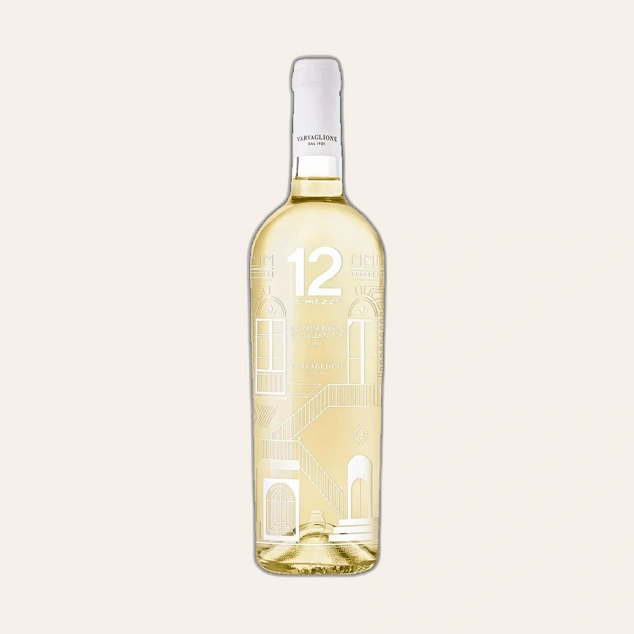 Rượu Vang Trắng Ý 12 E Mezzo Malvasia Masseria