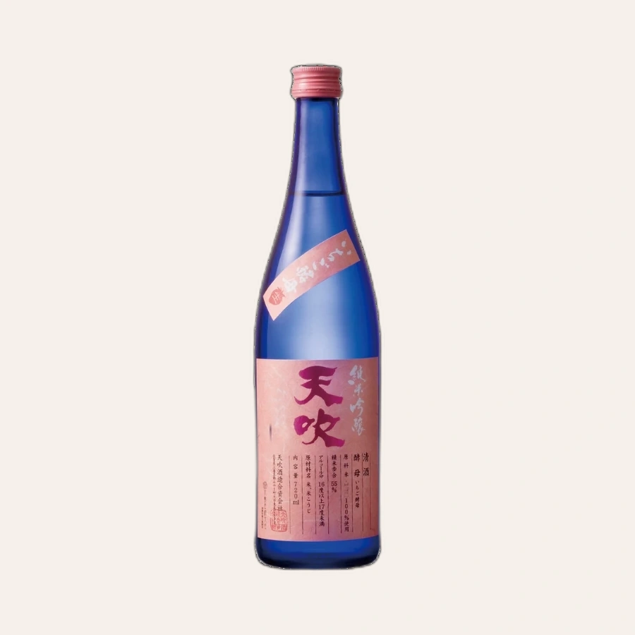 Rượu Sake Nhật Bản Amabuki Junmai Ginjo Ichigokobo Omachi Nama