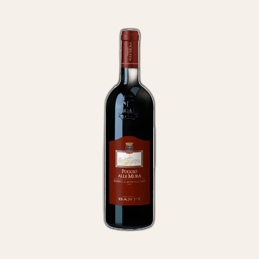 Rượu Vang Đỏ Ý Castello Banfi Poggio Alle Mura Rosso Di Montalcino
