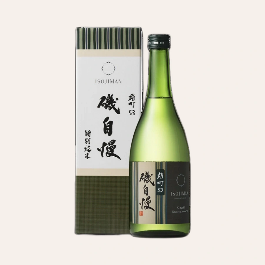 Rượu Sake Nhật Bản Isojiman Tokubetsu Junmai Omachi