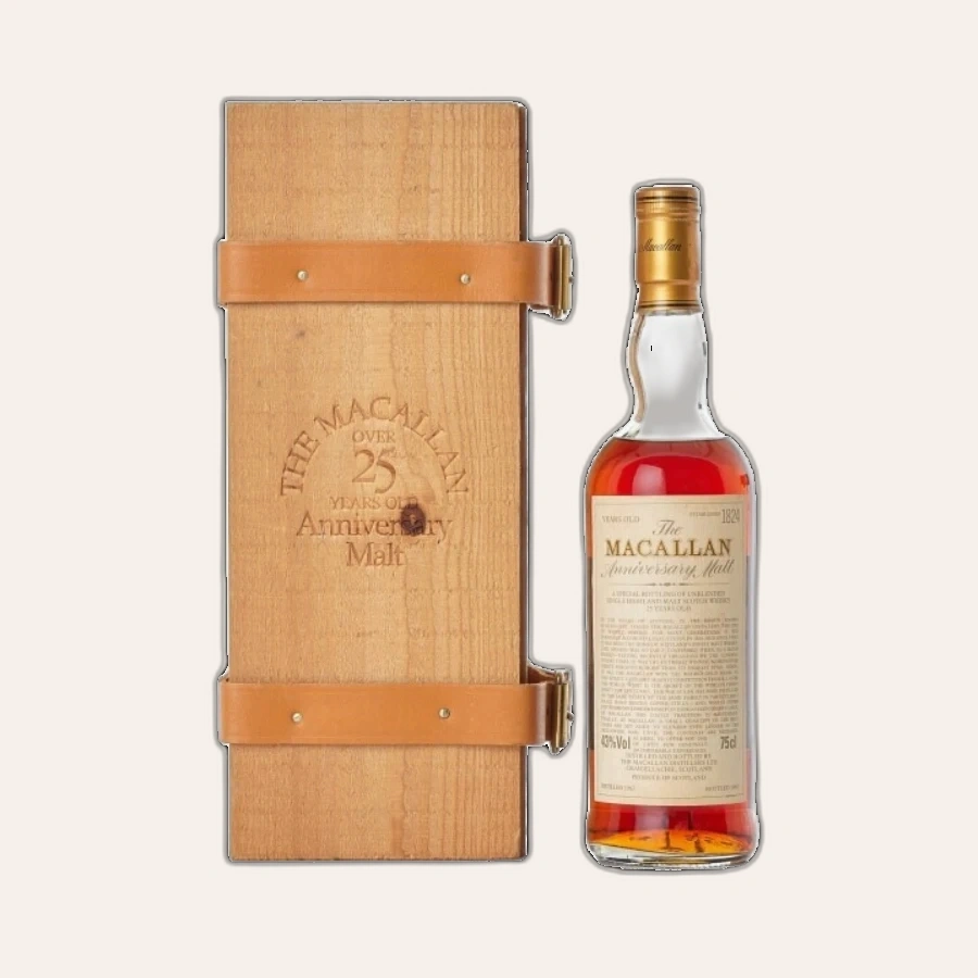 Rượu Whisky Macallan 25 Year Old Anniversary Malt 1967
