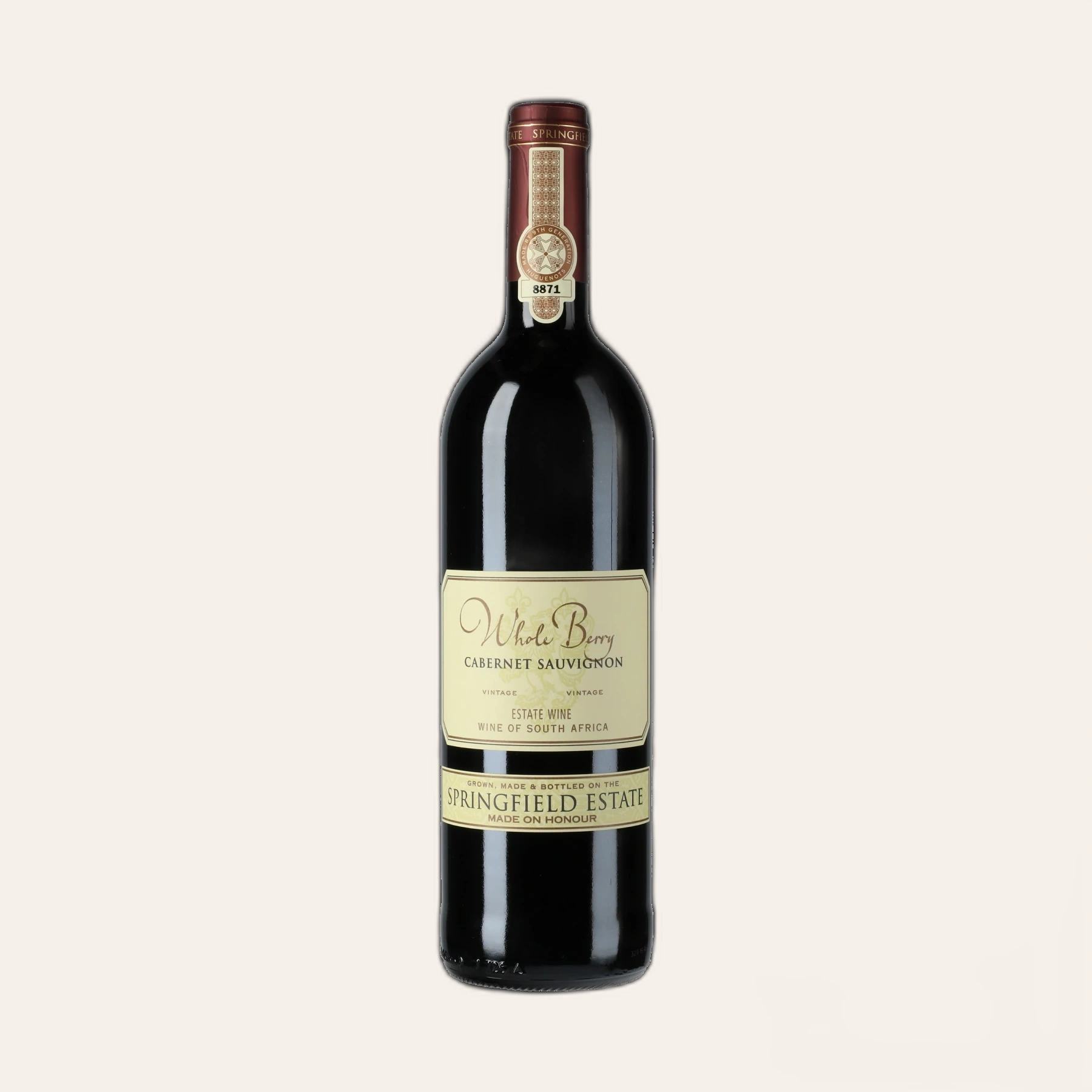 Rượu Vang Đỏ Nam Phi Springfield Whole Berry Cabernet Sauvignon