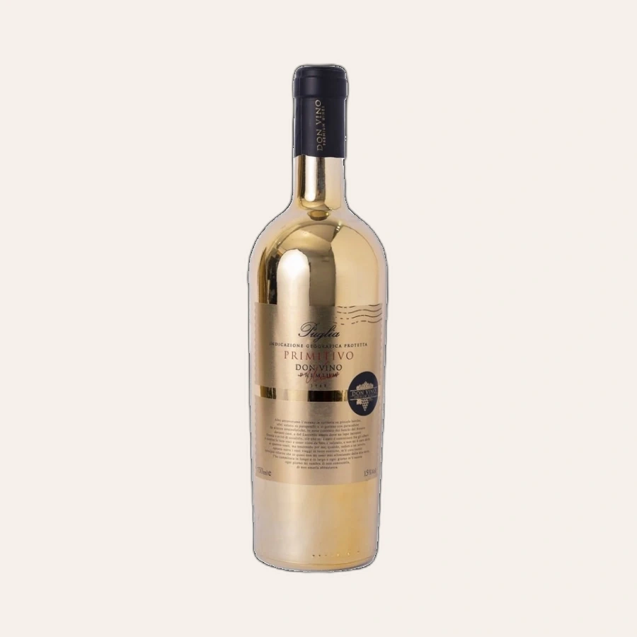 Rượu Vang Đỏ Ý Don Vino Primitivo Gold
