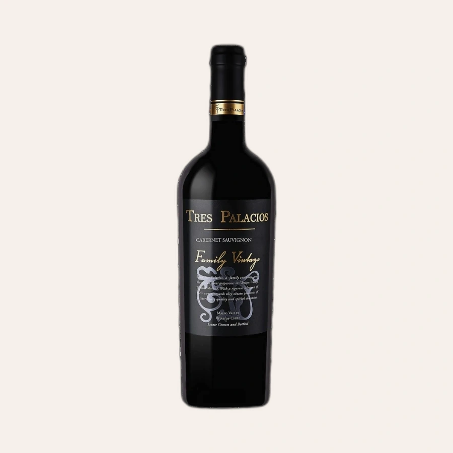 Rượu Vang Đỏ Chile Tres Palacios Cabernet Sauvignon Family Vintage
