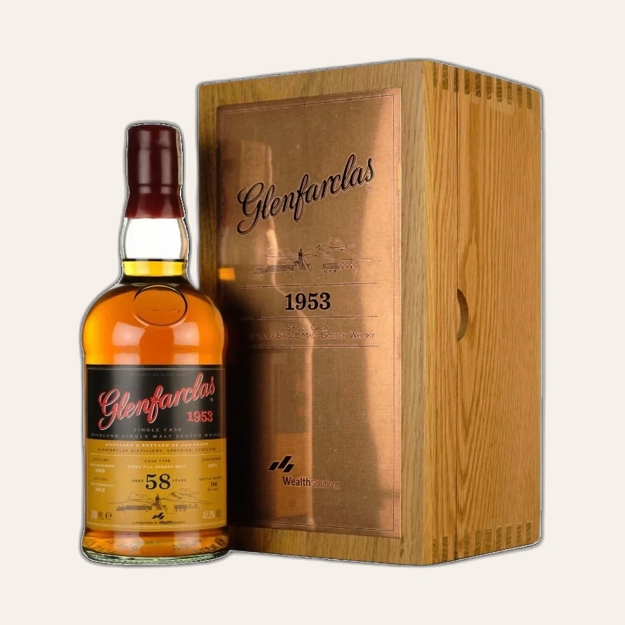 Rượu Whisky Glenfarclas 58 Year Old 1953 Limited Edition Wealth Solutions
