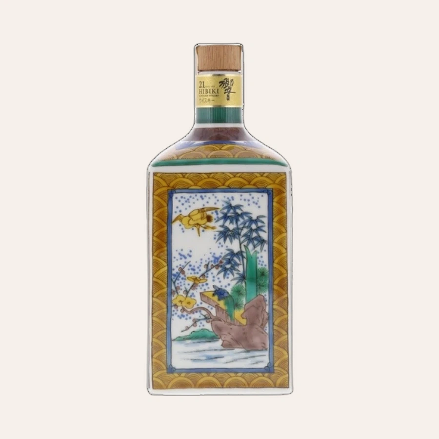 Rượu Whisky Nhật Hibiki 21 Year Old Kutani Ceramic Decanter 2008 Release