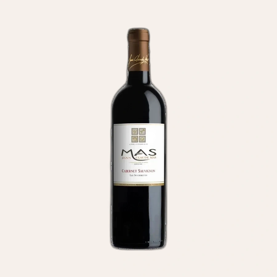 Rượu Vang Đỏ Pháp Jean Claude Mas Cabernet Sauvignon Les Soubergues 2020
