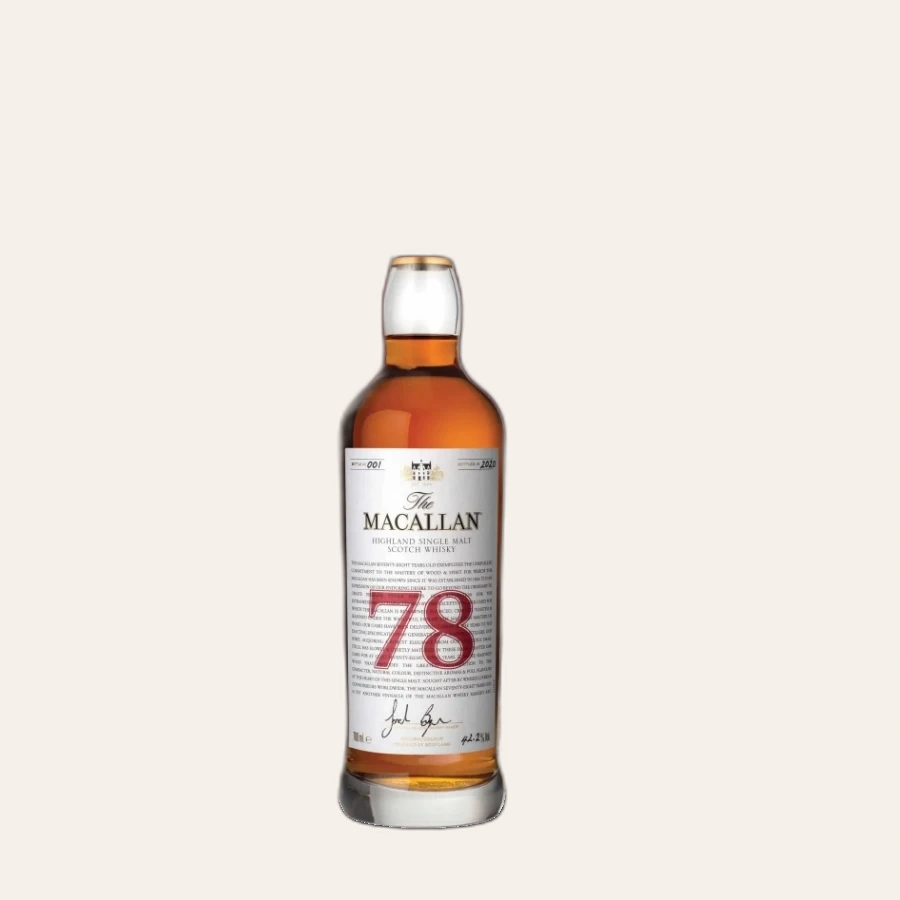 Rượu Whisky Macallan 78 Year Old Red Collection
