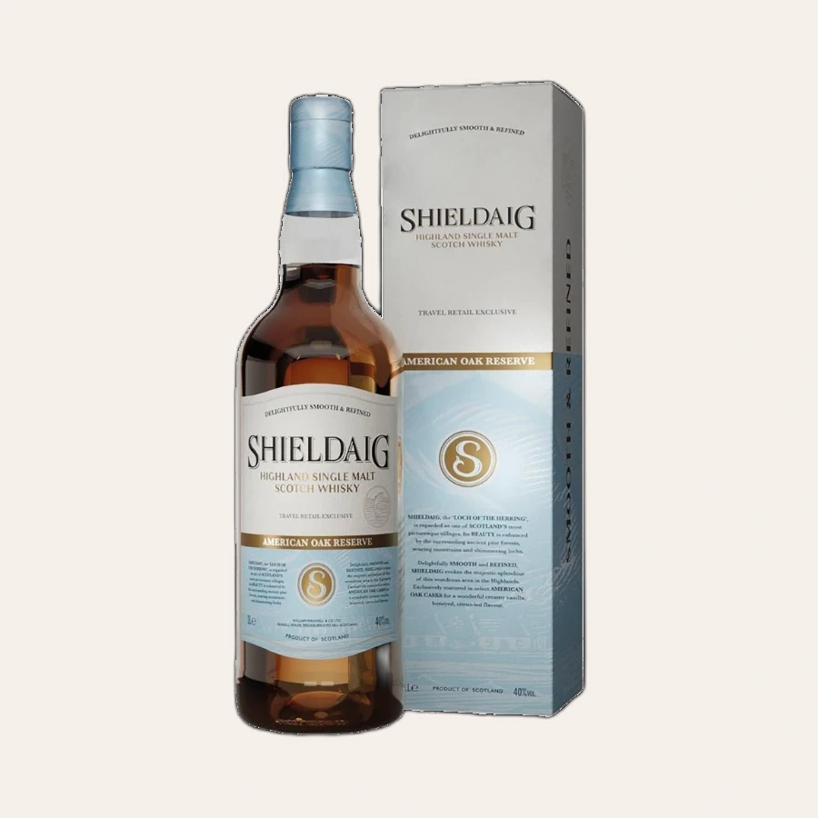 Rượu Whisky Shieldaig American Oak Reserve 1L