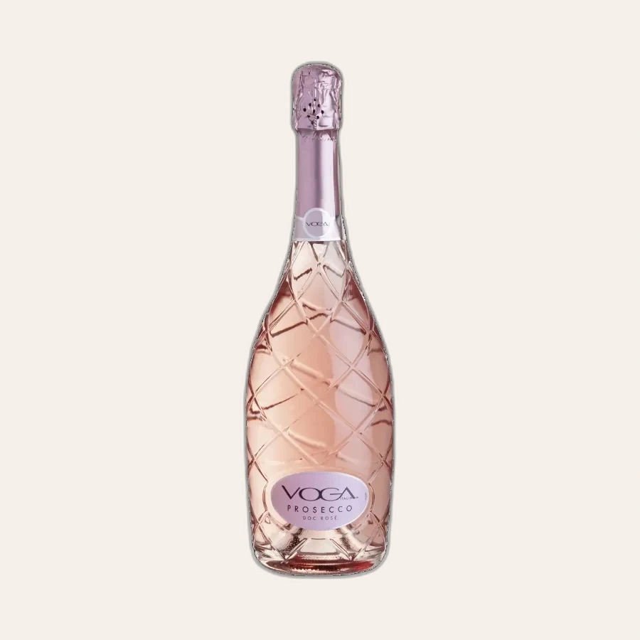 Rượu Sparkling Ý Voga Prosecco Rosé Extra Dry