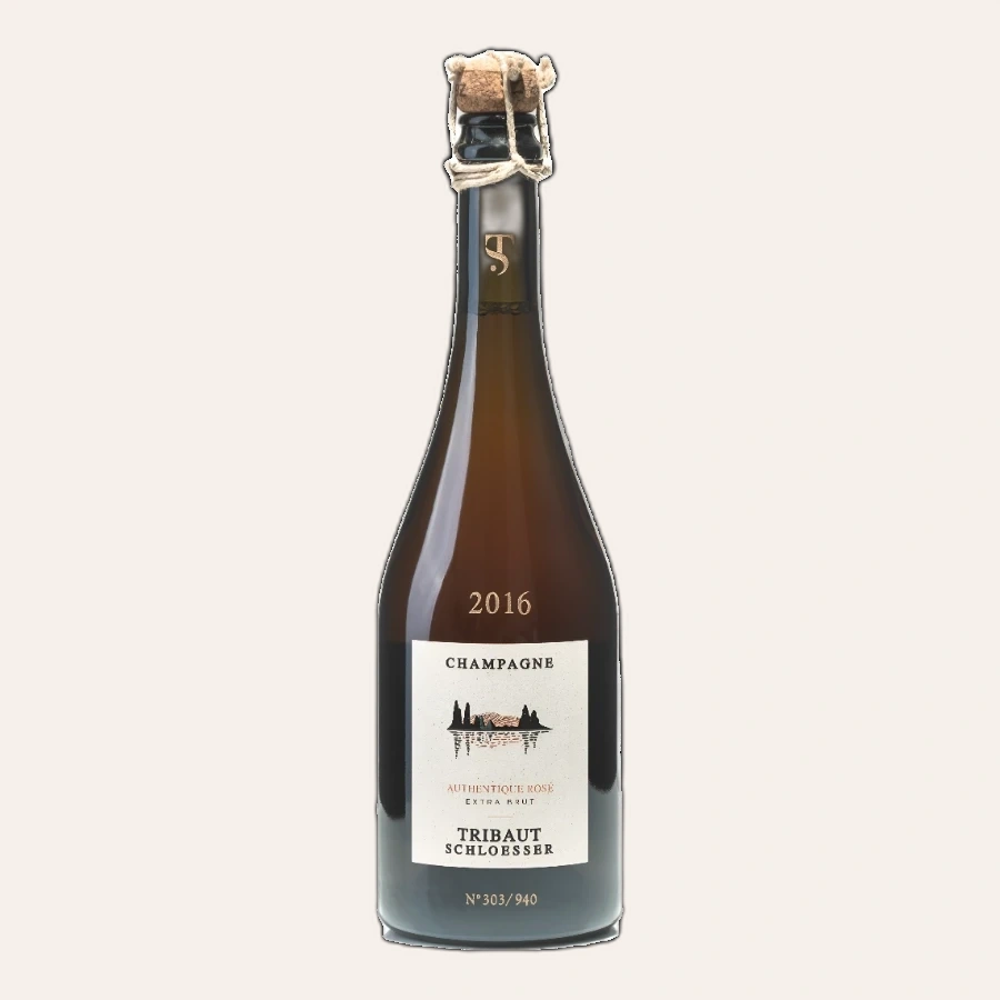 Rượu Champagne Pháp Champagne Tribaut Schloesser Authentique Rose - Extra Brut