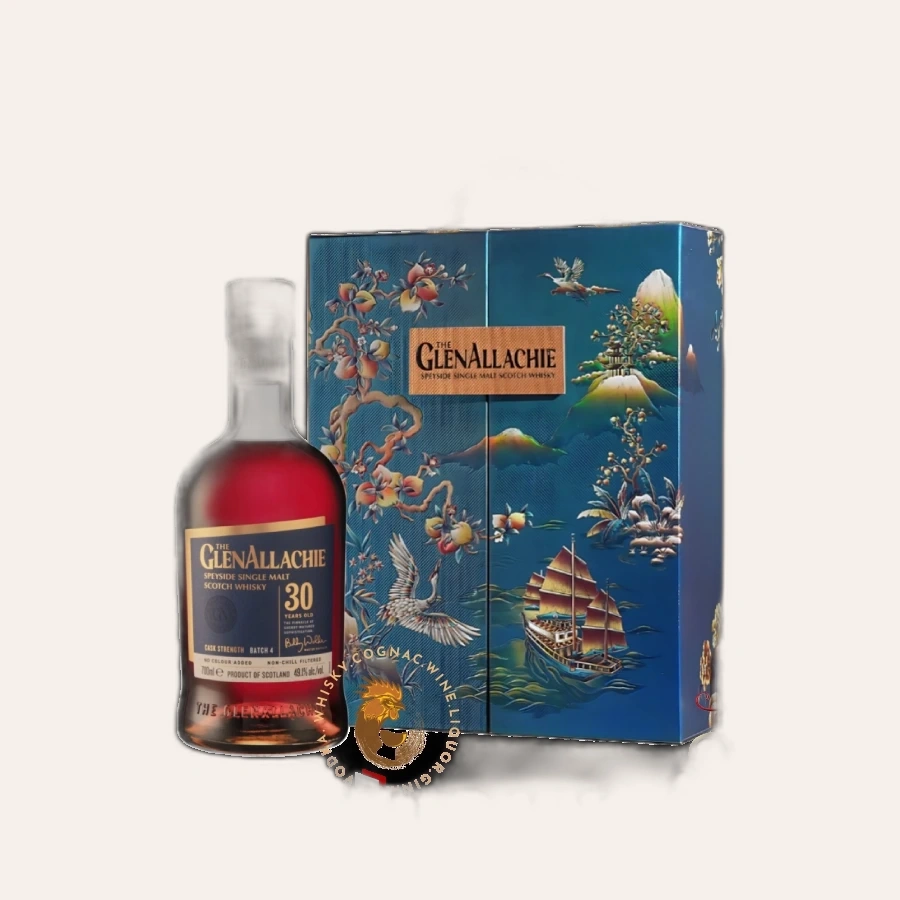 Rượu Whisky Glenallachie 30 Year Old Batch 04 Cask Strength Phiên Bản Hộp Quà Tết 2025