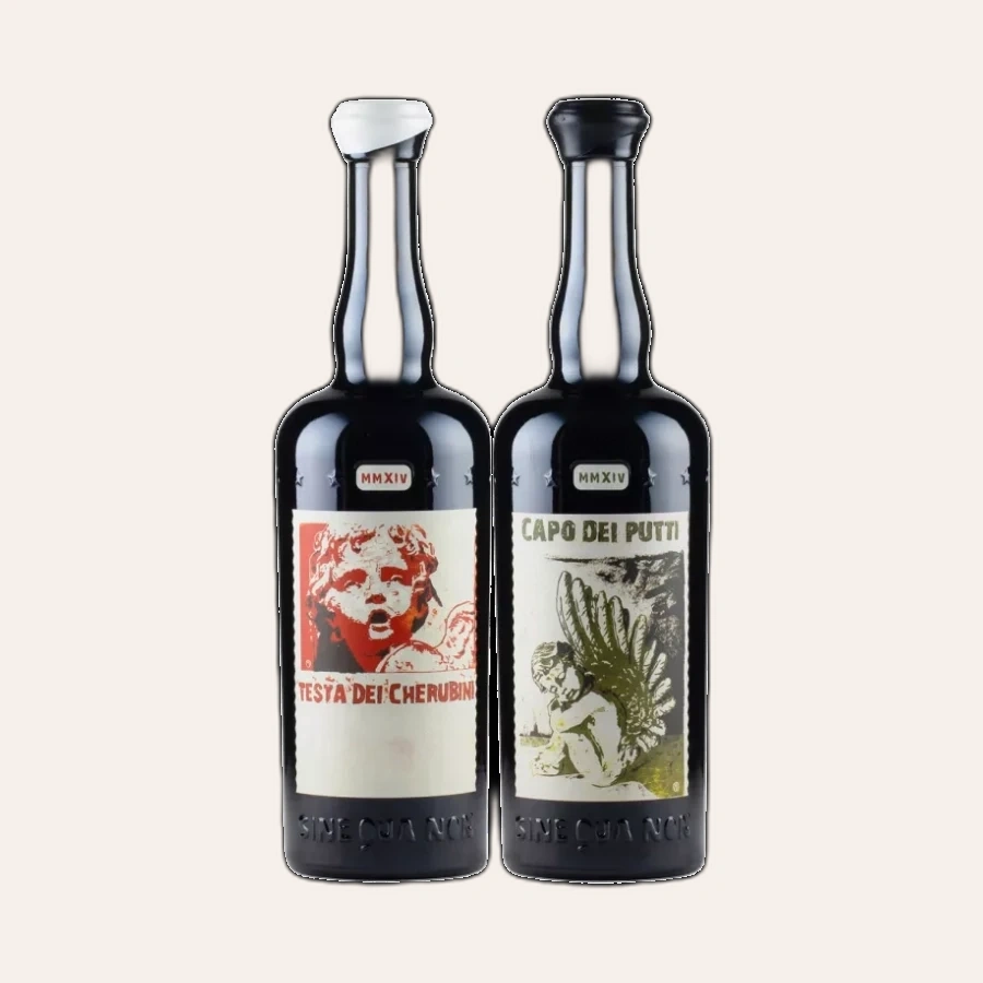 Rượu Vang Đỏ Mỹ Sine Qua Non Capo dei Putti - Testa dei Cherubini 2014