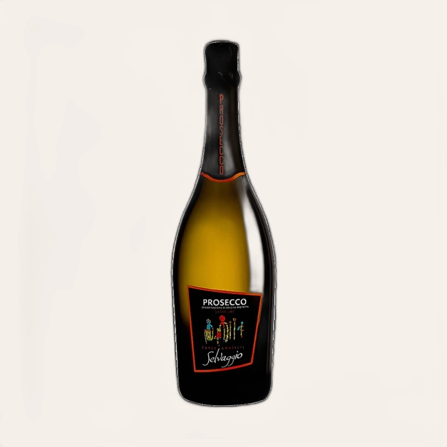 Rượu Sparkling Ý Selvaggio Cuvee Graffiti Prosecco Extra Dry