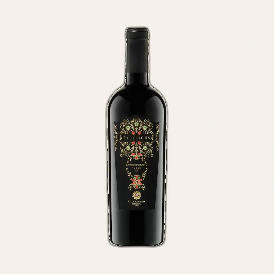 Rượu Vang Đỏ Ý Pacificus Terre Siciliane Syrah