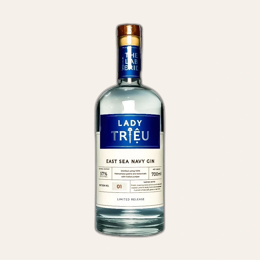 Rượu Gin Việt Nam Lady Triệu East Sea Navy Gin 700ml
