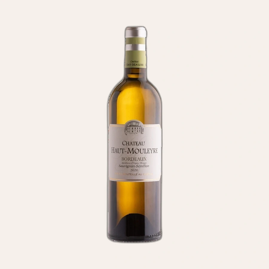 Rượu Vang Trắng Pháp Chateau Haut Mouleyre Bordeaux Sauvignon Semilion
