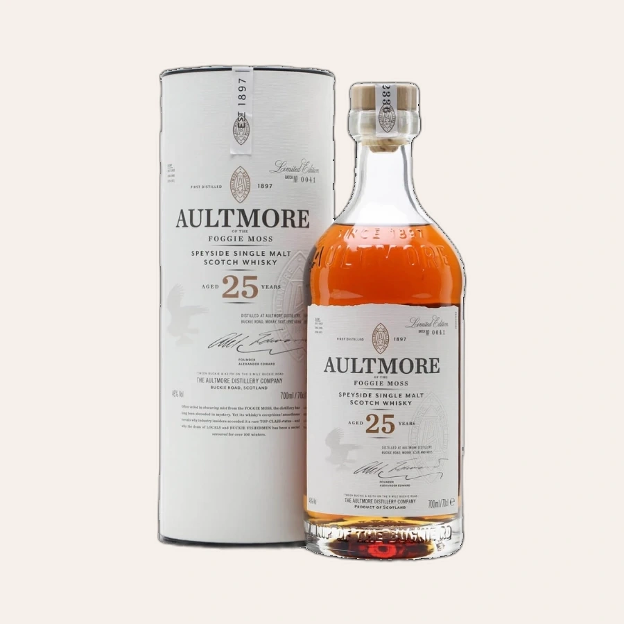 Rượu Whisky Aultmore 25 Year Old