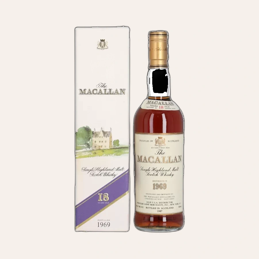 Rượu Whisky Macallan 18 Year Old 1969