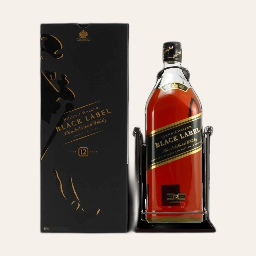 Rượu Whisky Johnnie Walker Black Label 3000ml (Kèm kệ đỡ)