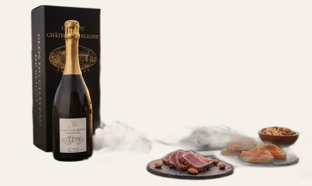 Rượu Champagne Chateau de Bligny Brut Nature Cân Bằng