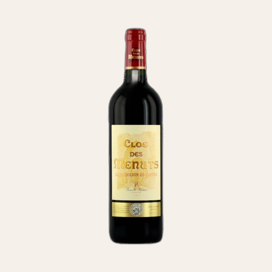 Rượu Vang Đỏ Pháp Clos Des Menuts Saint Emilion Gran Cru