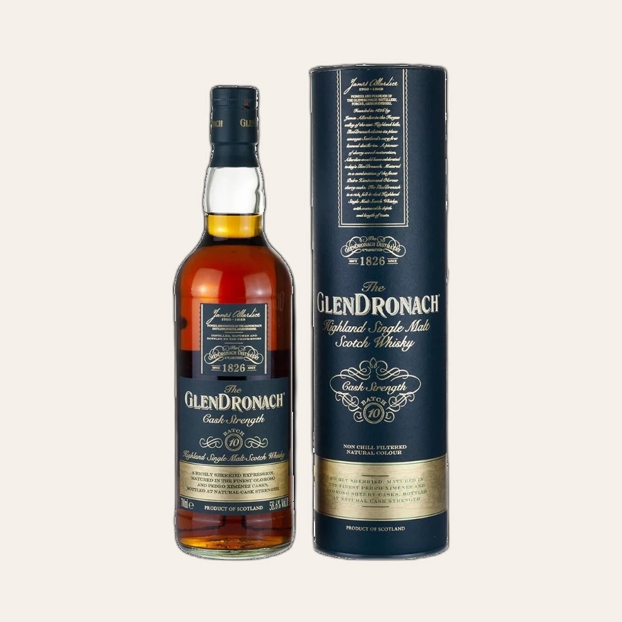 Rượu Whisky Glendronach Cask Strength Batch 10