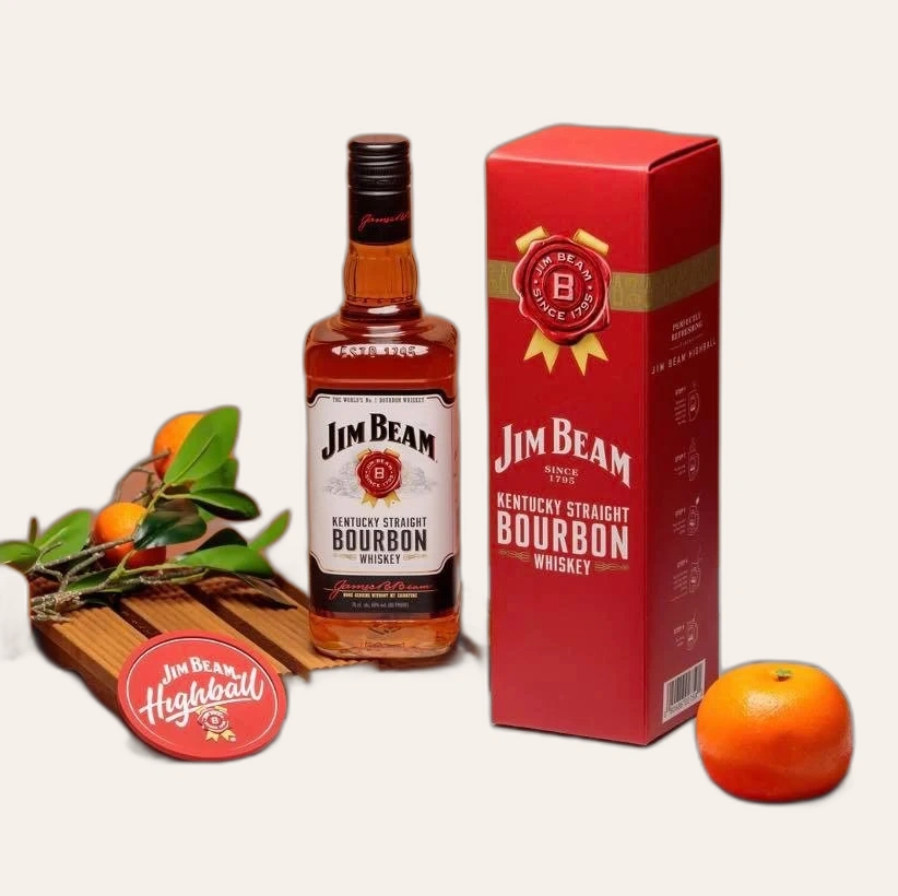 Rượu Whisky Jim Beam Whiskey Phiên Bản Tết 2022 1000ml