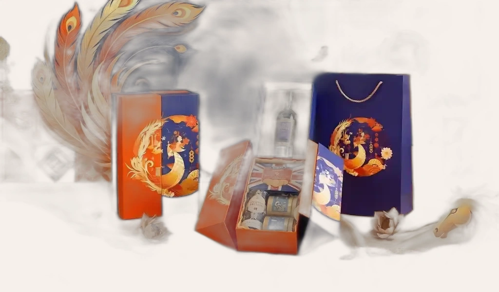 Rượu Vang Đỏ Chile Dogma Gran Reserva Marselan & Carmenere Hộp Quà Tết 2026 Set Lộc Khổng Tước 1