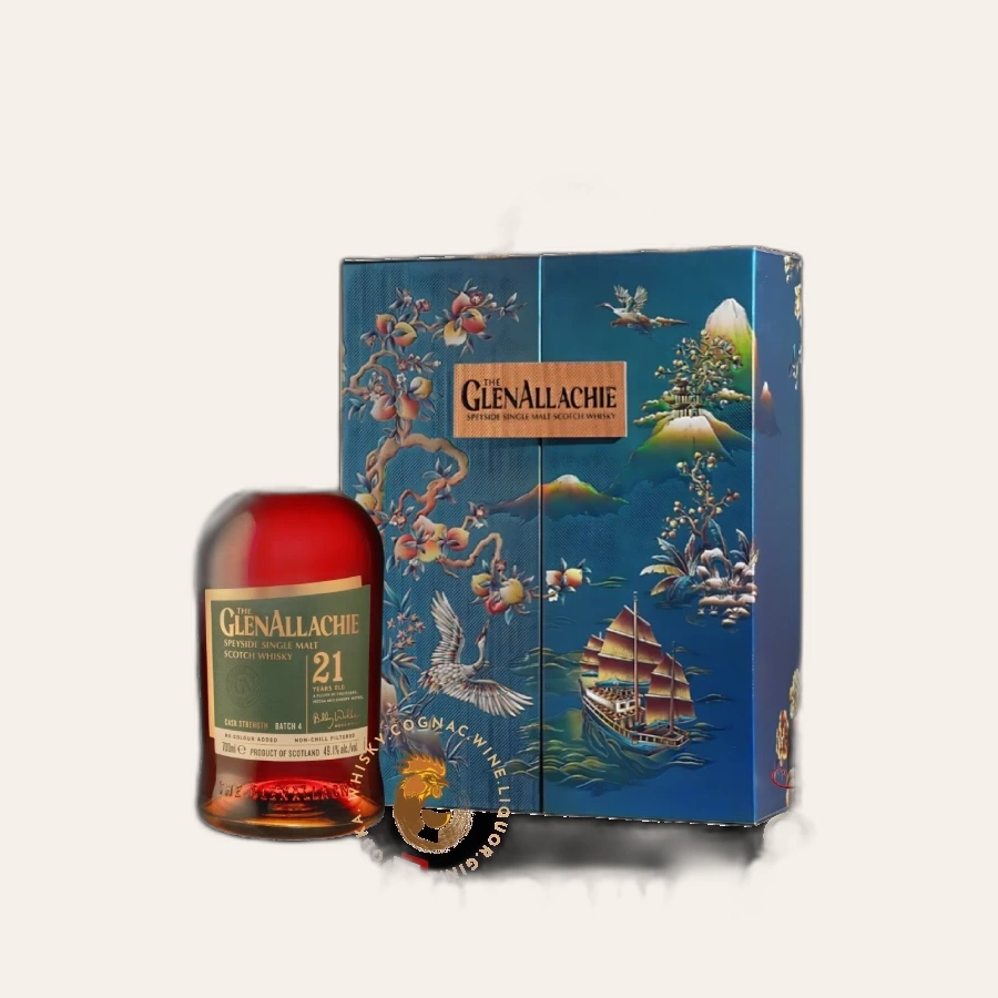Rượu Whisky Glenallachie 21 Year Old Phiên Bản Hộp Quà Tết 2025
