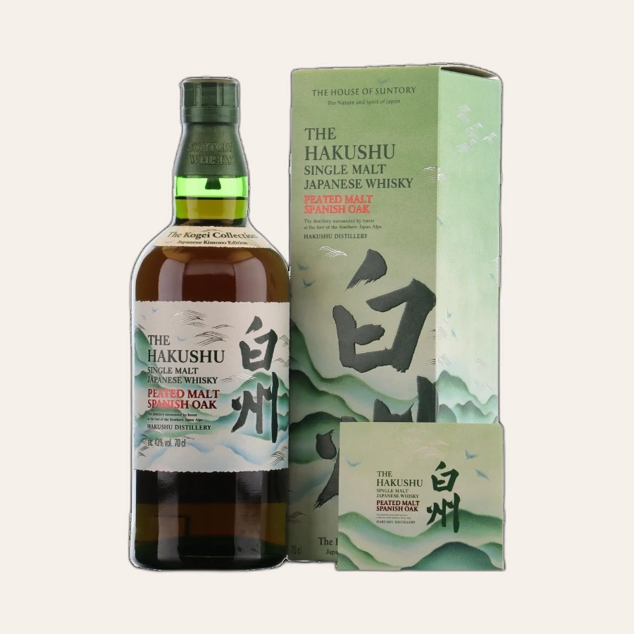 Rượu Whisky Nhật Hakushu Peated Malt Spanish Oak 2024