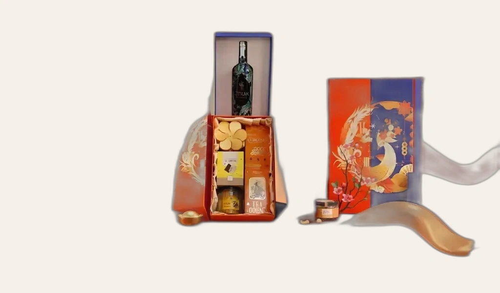 Hộp Quà Tết 2026 Set Lộc Khổng Tước 2 Chu Đáo