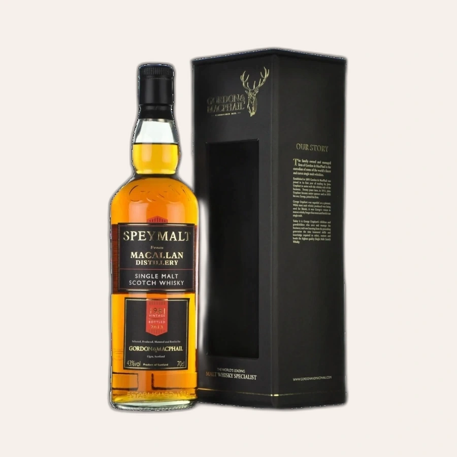 Rượu Whisky Macallan 32 Year Old Gordon & Macphail 1981