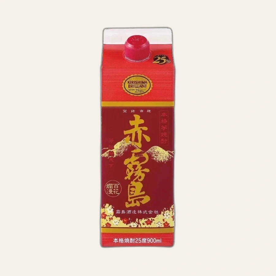 Rượu Shochu Nhật Kirishima Shuzo Pack Aka Kirishima Imo