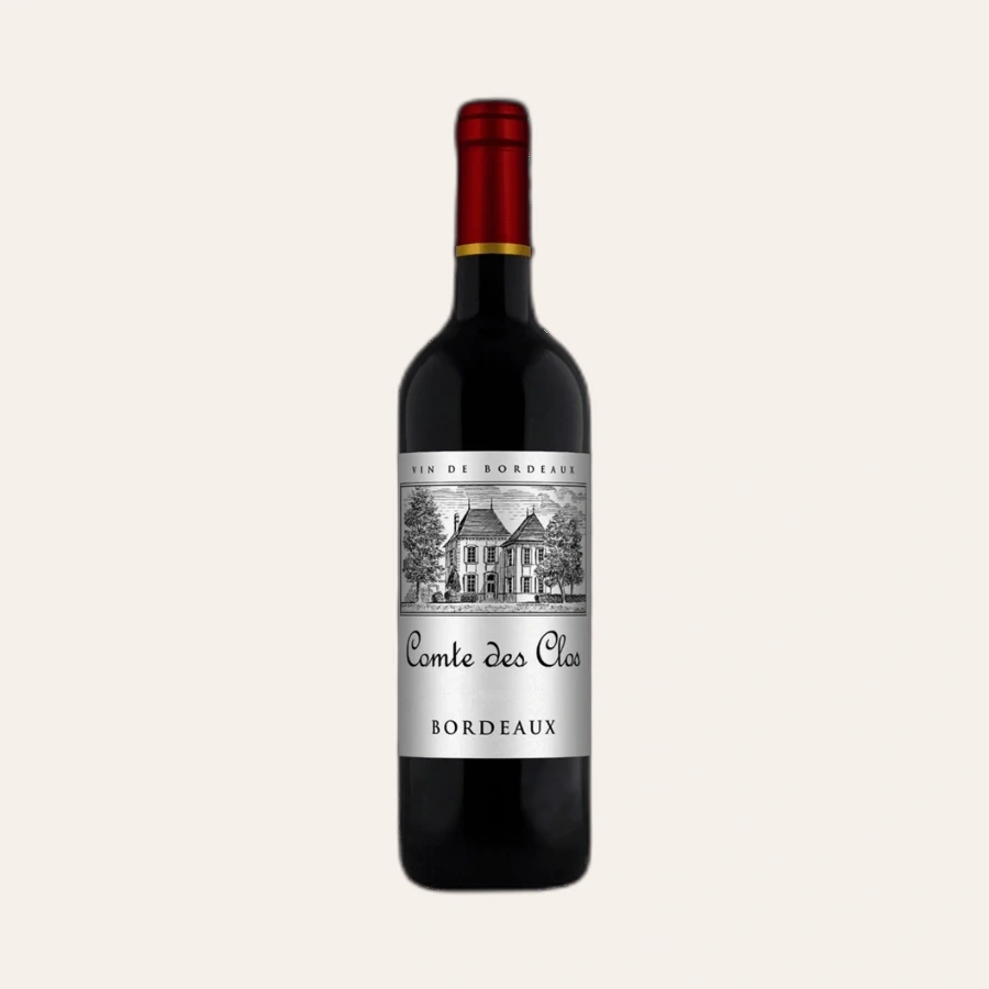Rượu Vang Đỏ Pháp Comte Des Clos Bordeaux
