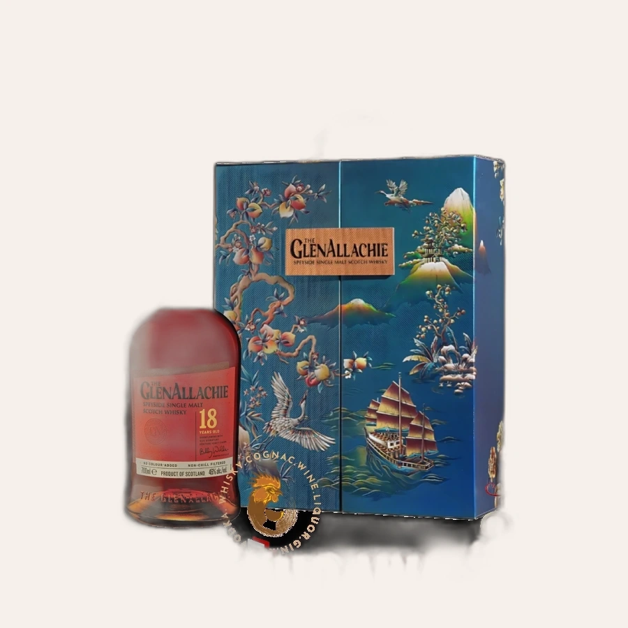 Rượu Whisky Glenallachie 18 Year Old Phiên Bản Hộp Quà Tết 2025