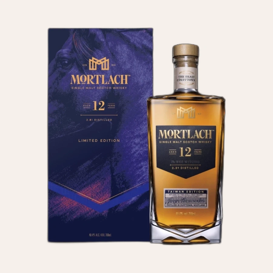 Rượu Whisky Mortlach 12 Year Old Wee Witchie Taiwan Edition Hộp Quà Tết 2026