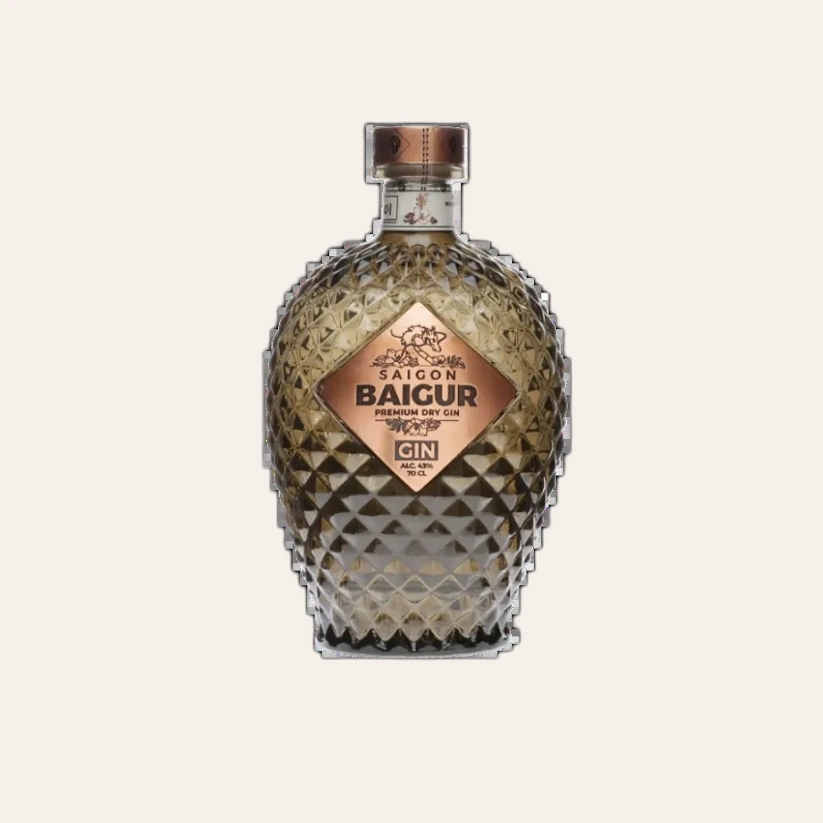 Rượu Gin Việt Nam Saigon Baigur Premium Dry Gin