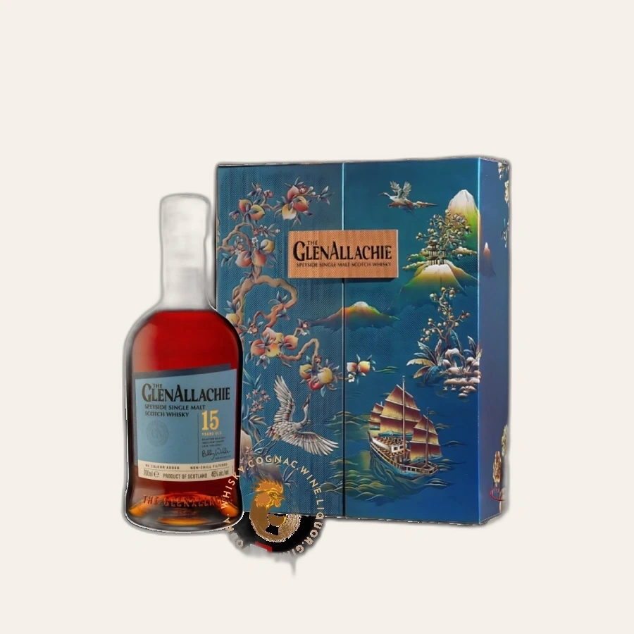 Rượu Whisky Glenallachie 15 Year Old Phiên Bản Hộp Quà Tết 2025