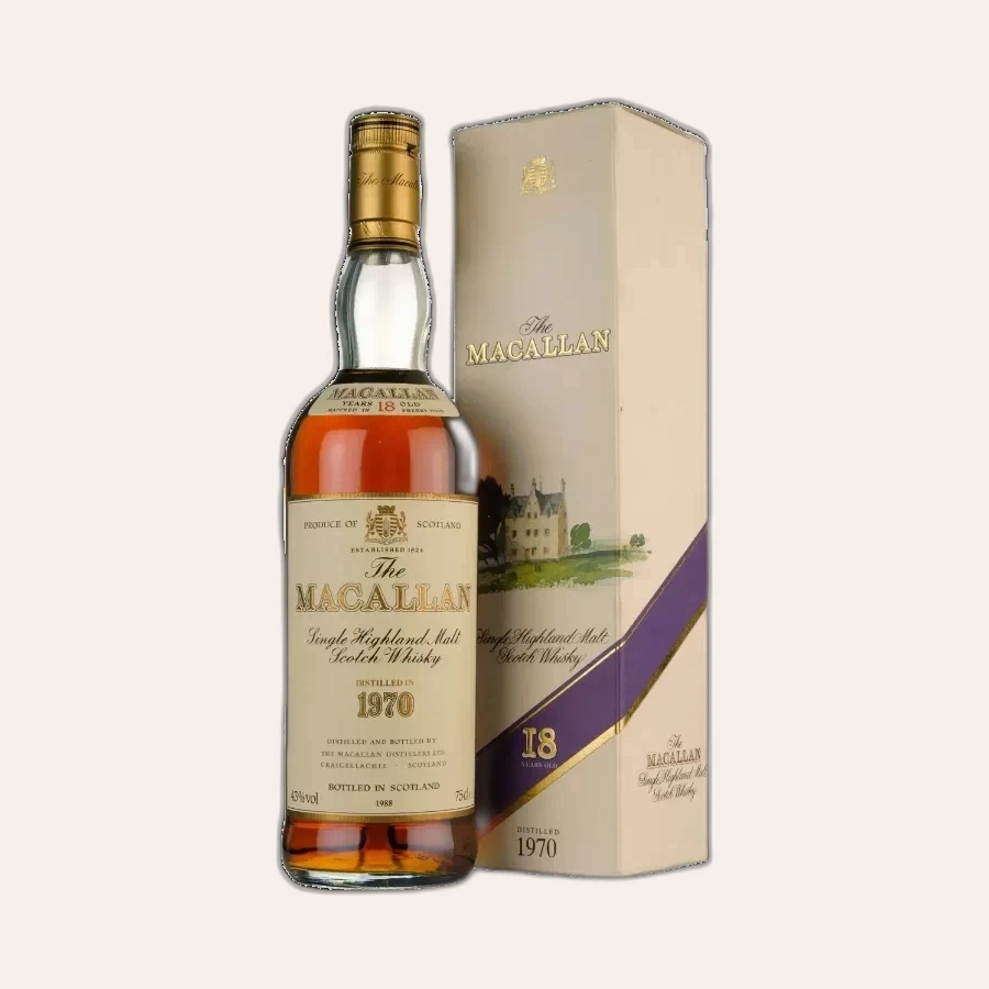 Rượu Whisky Macallan 18 Year Old 1970