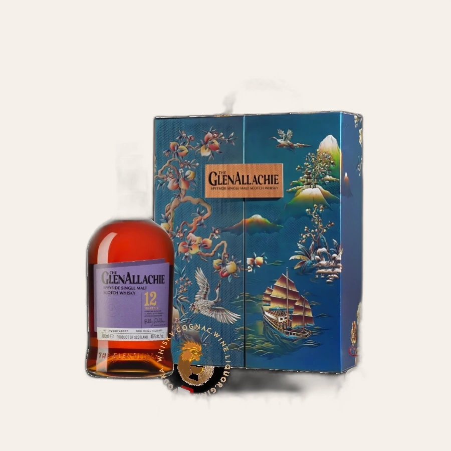 Rượu Whisky Glenallachie 12 Year Old Phiên Bản Hộp Quà Tết 2025