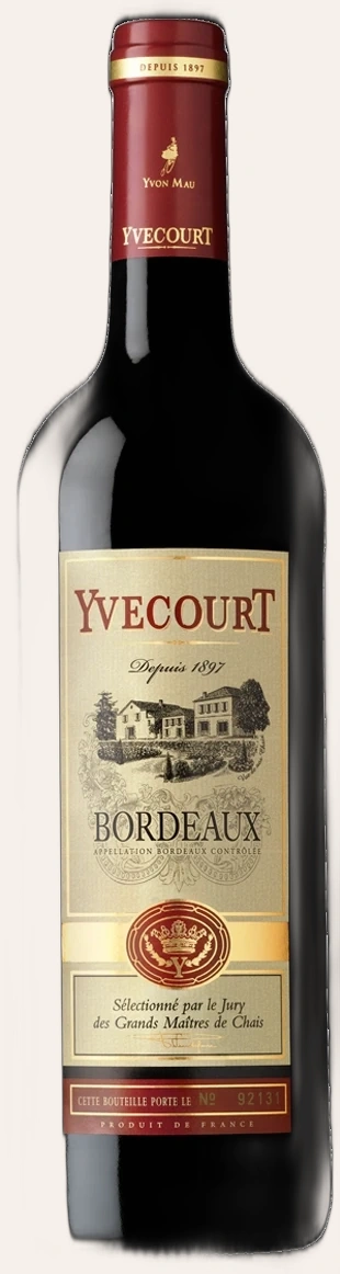 Rượu Vang Đỏ Pháp Yvecourt Bordeaux Blanc