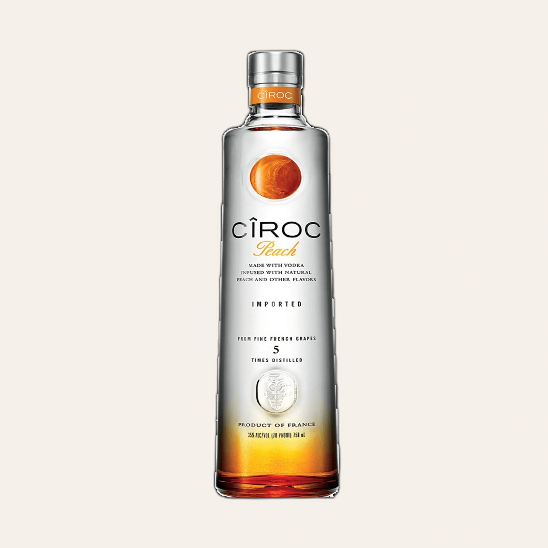 Rượu Vodka Pháp Ciroc Peach