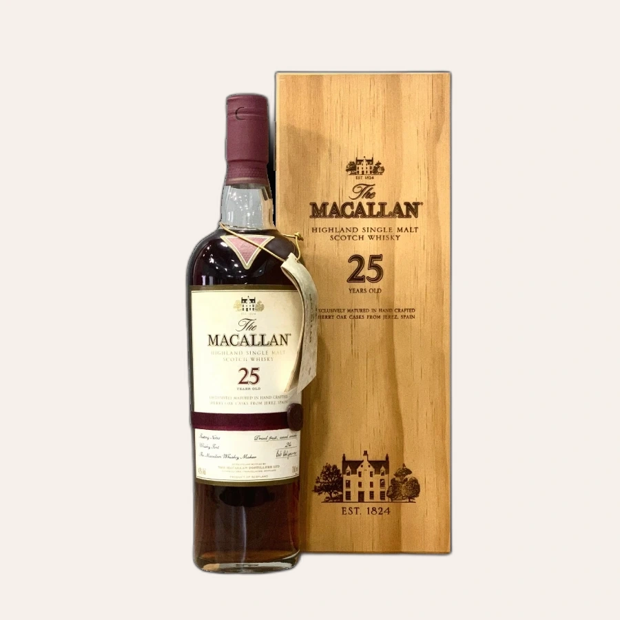 Rượu Whisky Macallan 25 Year Old Sherry Cask 2015
