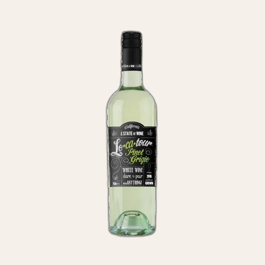 Rượu Vang Trắng Mỹ Locatour Pinot Grigio
