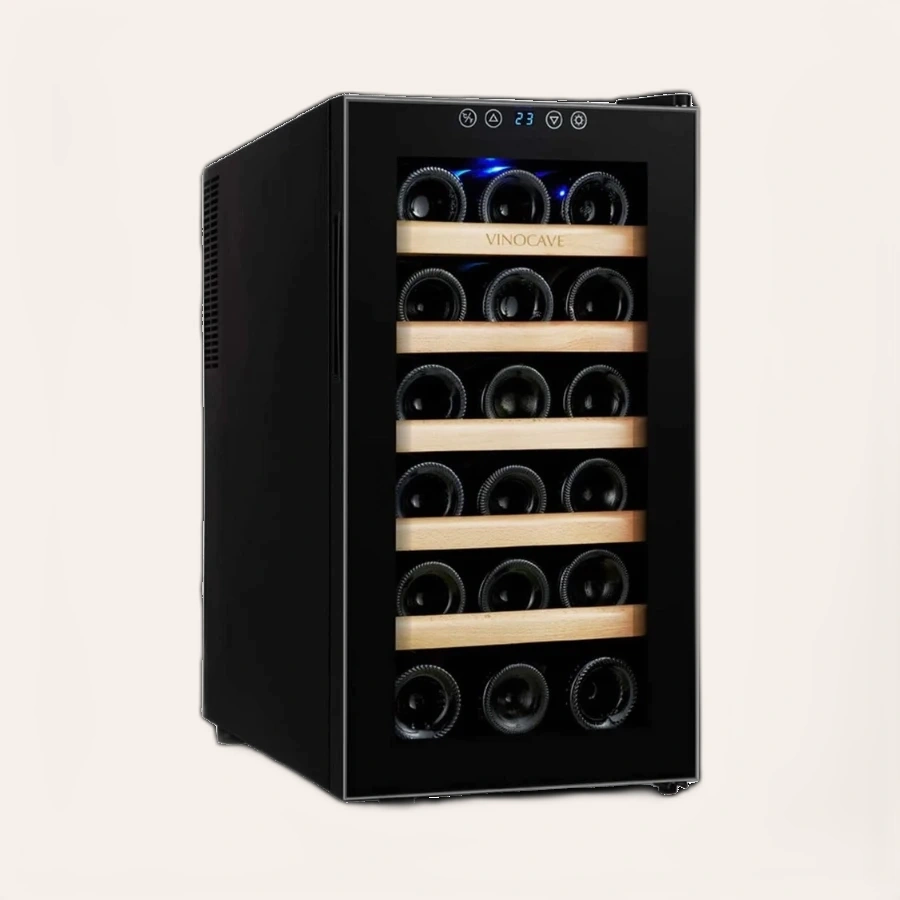 Tủ Rượu Vang VinoCave 18 Chai Giá Gỗ