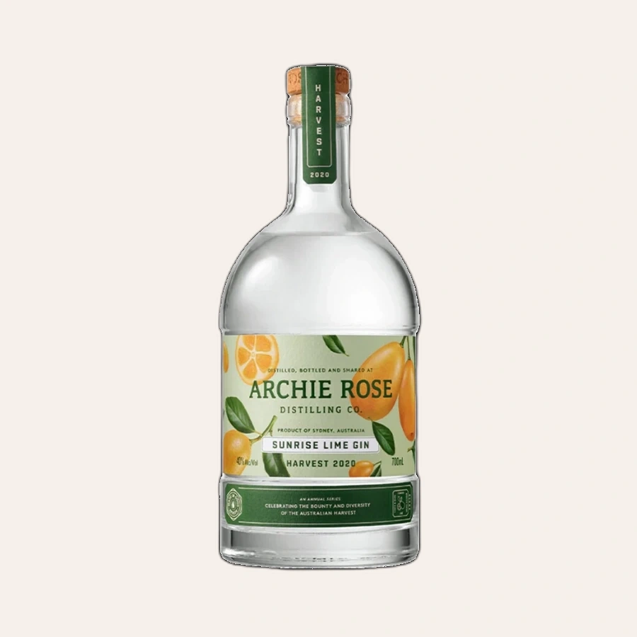 Rượu Gin Úc Archie Rose Harvest Sunrise Lime Gin