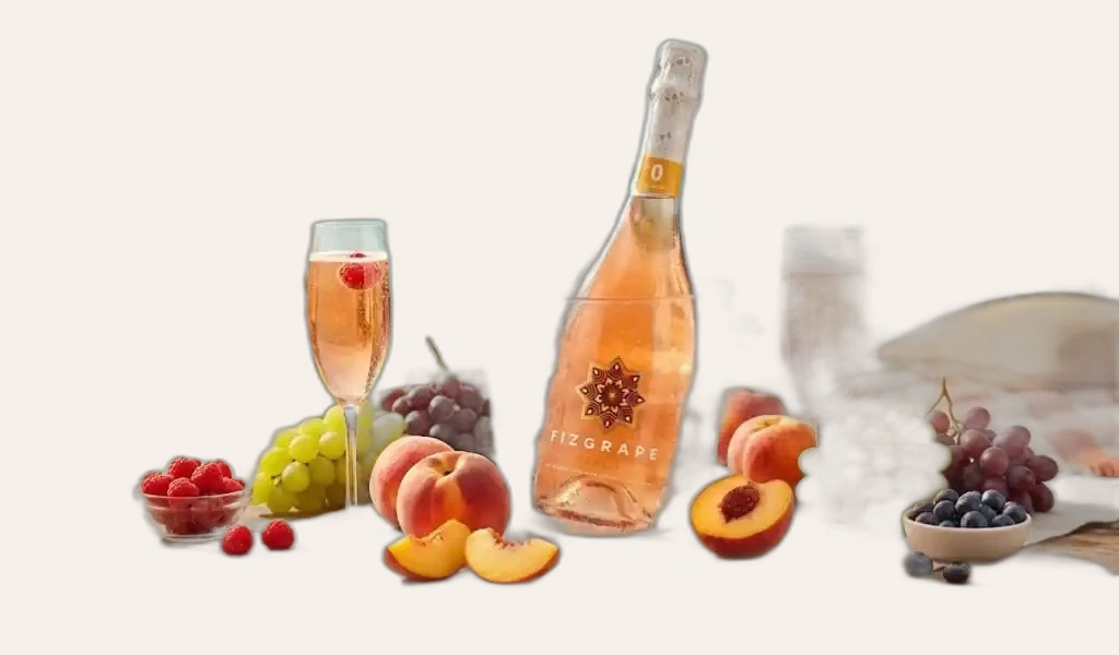 Fizgrape Peach Sparkling Alcohol Free